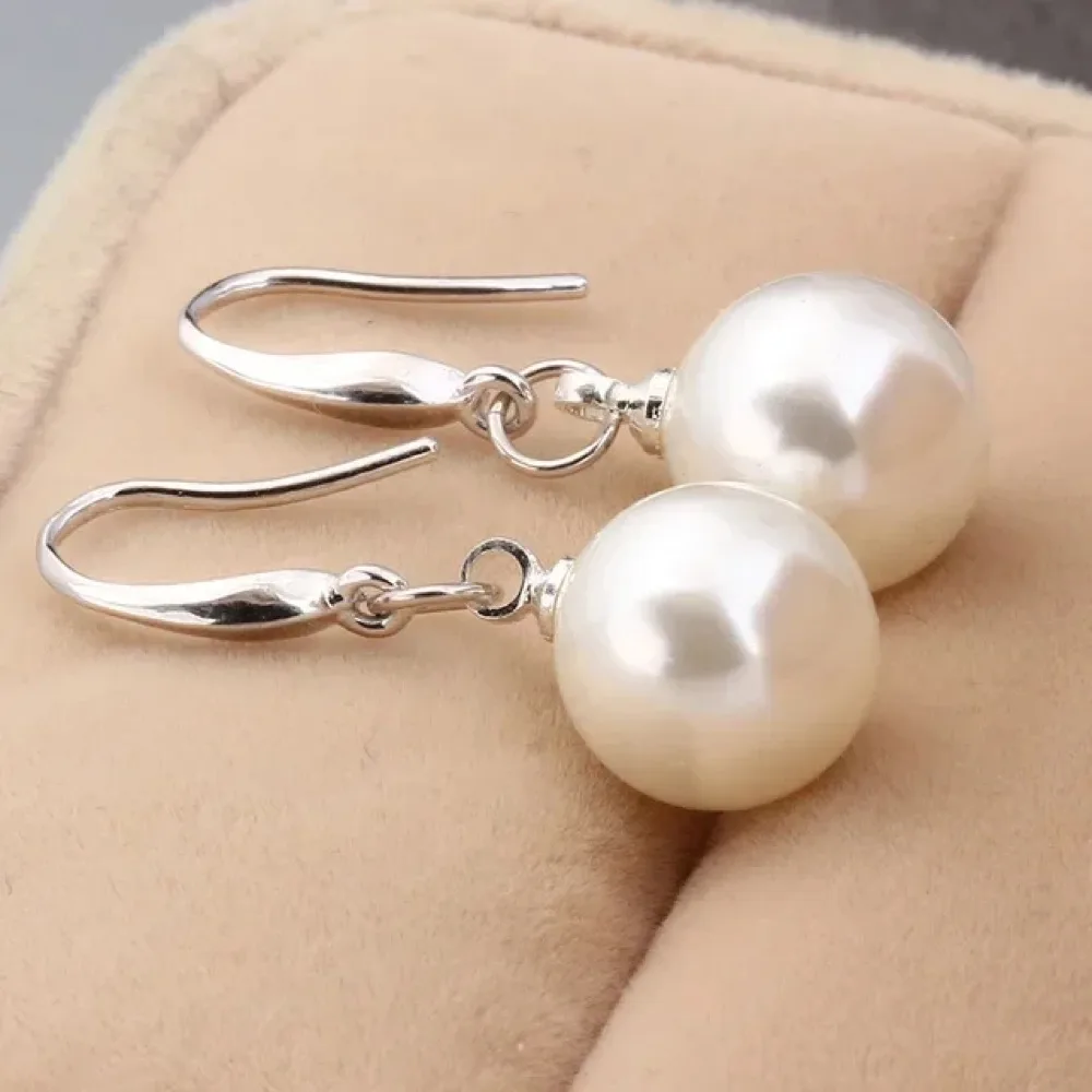 Pearl Drop Bridal Earrings